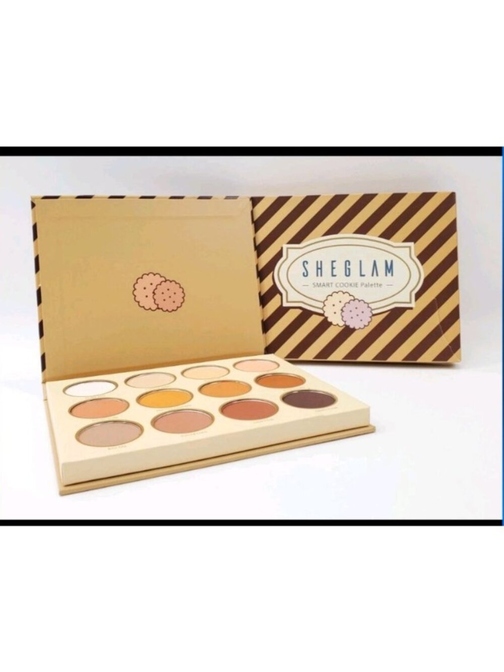 Sheglam Smart Cookie Eyeshadow Palette - Warm Browns‎ & Toasty Oranges - 0.47 Oz